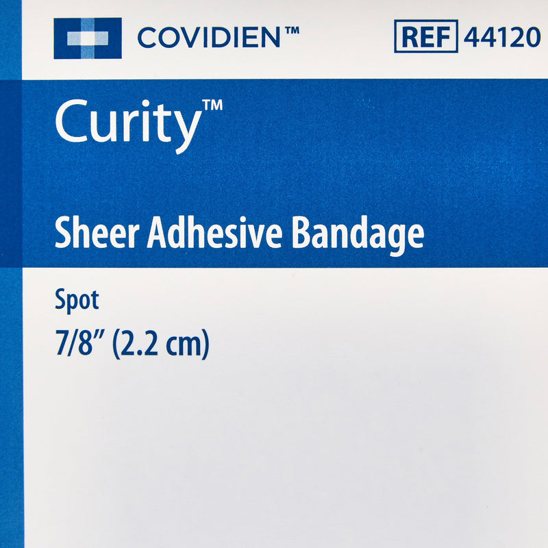 Curity™ Sheer Adhesive Spot Bandage, 7/8-Inch Diameter, 1 Box of 100 (General Wound Care) - Img 5