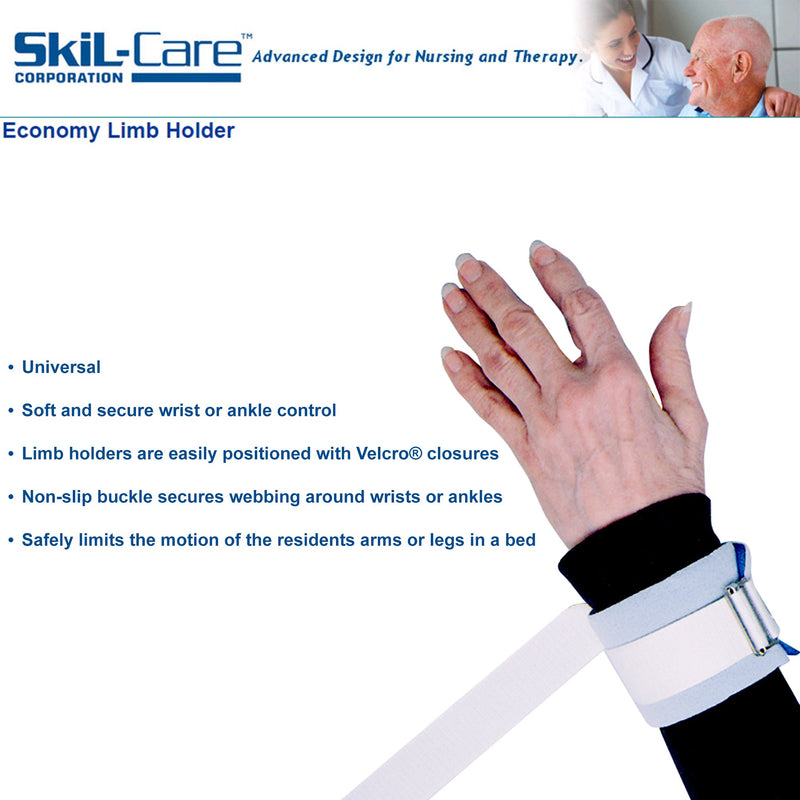 SkiL-Care™ Dispos-A-Cuff Ankle / Wrist Restraint, 1 Pair (Restraints) - Img 4