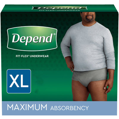 Depend® FIT-FLEX® Male Absorbent Underwear, X-Large, 1 Pack of 26 () - Img 4