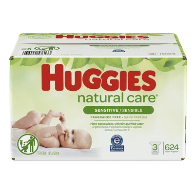 WIPE, BABY REFILL HUGGIES NAT CARE FRAGCE FRE (624/PK 1PK/CS (Skin Care) - Img 2