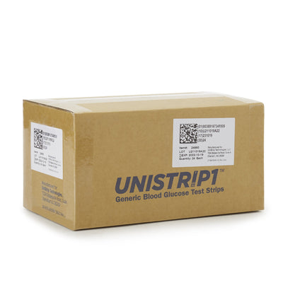 Unistrip™ Blood Glucose Test Strips, 1 Case of 1200 (Diabetes Monitoring) - Img 5