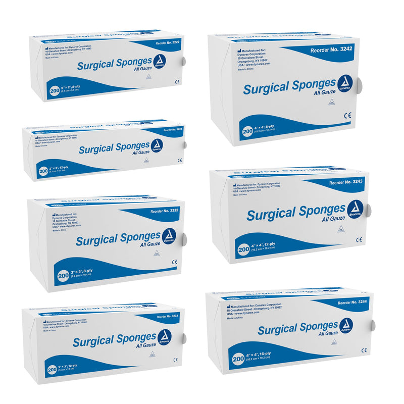 Dynarex® NonSterile Gauze Sponge, 4 x 4 Inch, 1 Case of 10 (General Wound Care) - Img 3