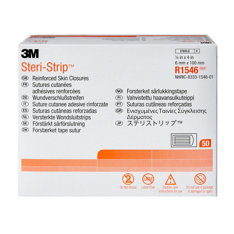 3M™ Steri-Strip™ Skin Closure Strip, 1/4 X 4 Inch, 1 Case of 200 (Skin Closure Strips) - Img 2