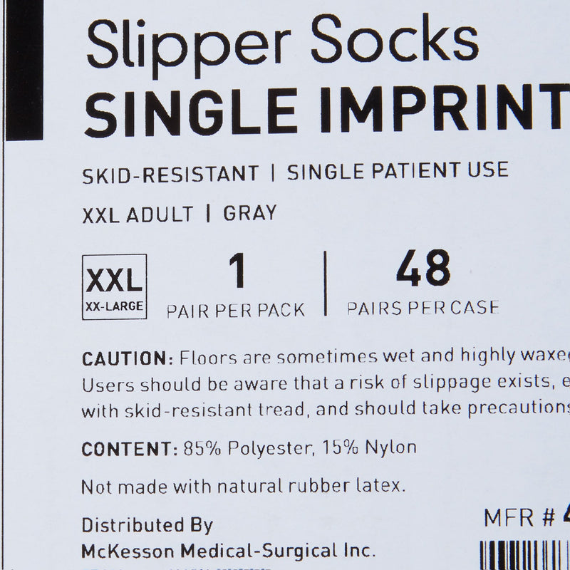 McKesson Terries™ Slipper Socks, 2X-Large, 1 Case of 48 (Slippers and Slipper Socks) - Img 8