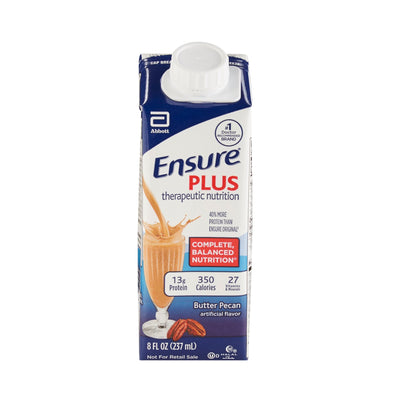 Ensure Plus Butter Pecan Oral Supplement, 8-oz Carton, 1 Case of 24 (Nutritionals) - Img 1