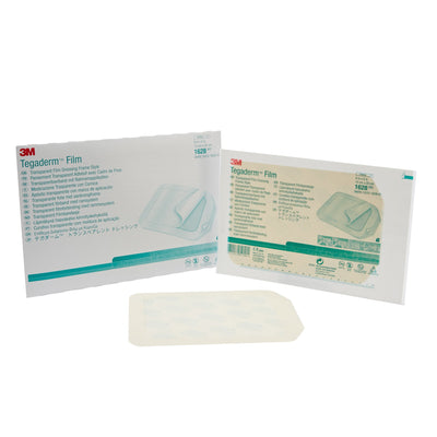 3M™ Tegaderm™ Transparent Film Dressing, 6 x 8 Inch, 1 Box of 10 () - Img 1