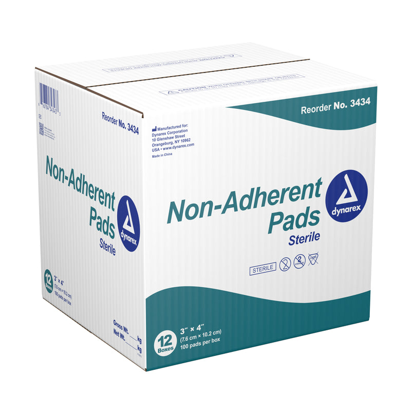 dynarex® Nonadherent Dressing, 3 x 4 Inch, 1 Case of 1200 (General Wound Care) - Img 3