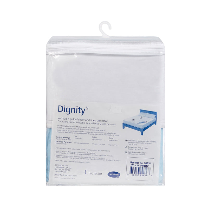 Dignity® Washable Protectors Underpad with Tuckable Flaps, 35 x 35 Inch, 1 Each (Underpads) - Img 2