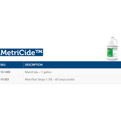 MetriCide® Glutaraldehyde High Level Disinfectant, 1 gal Jug, 1 Case of 4 (Cleaners and Solutions) - Img 2