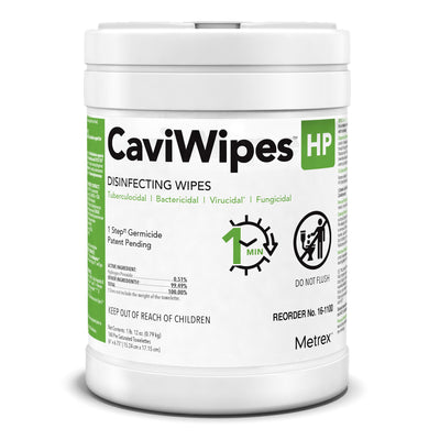 WIPE, DISINFECTING CAVIWIPE HP6X6.75" (160/CN 12CN/CS) (Cleaners and Disinfectants) - Img 1