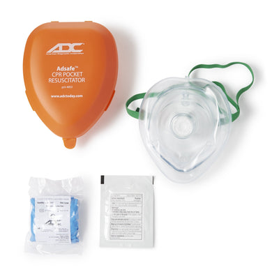 Adsafe™ CPR Pocket Resuscitation Mask, 1 Each (Resuscitators) - Img 1