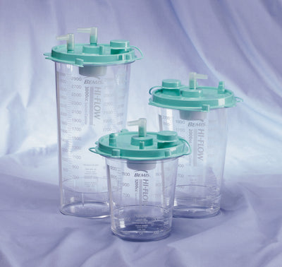 Hi-Flow™ Rigid Suction Canister for use with Bemis Quick-Drain™ Systems, 2000 mL, 1 Each (Suction Canisters and Liners) - Img 1