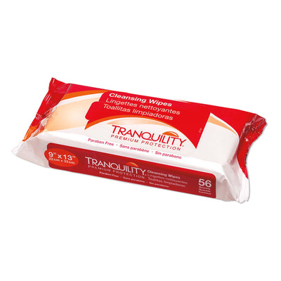 Tranquility Cleansing Wipes, Multipurpose, Hypoallergenic, Unscented, 1 Bag of 50 (Skin Care) - Img 1