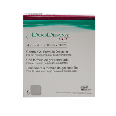 DuoDerm® CGF® Hydrocolloid Dressing, 4 x 4 Inch, 1 Each (Advanced Wound Care) - Img 2