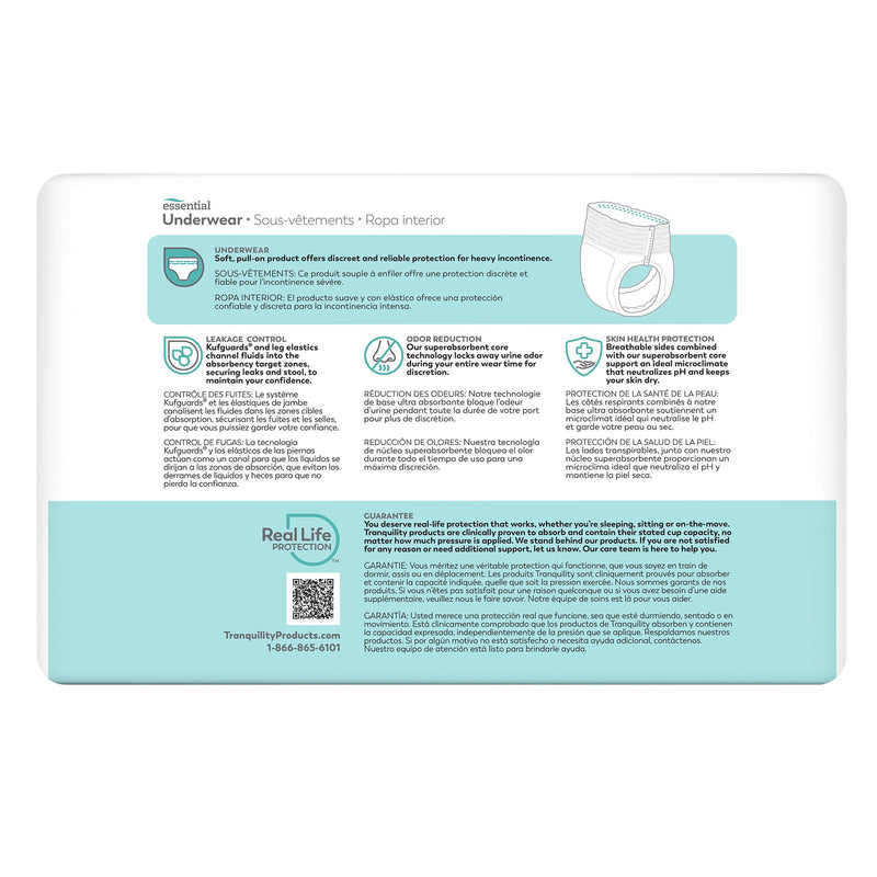 Select® Heavy Protection Absorbent Underwear, Small, 1 Case of 88 () - Img 2