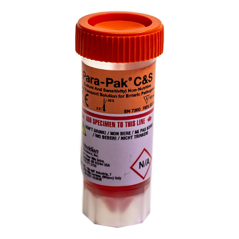 Para-Pak® Single-Vial C and S Stool Specimen Container, 1 Box (Specimen Collection) - Img 1