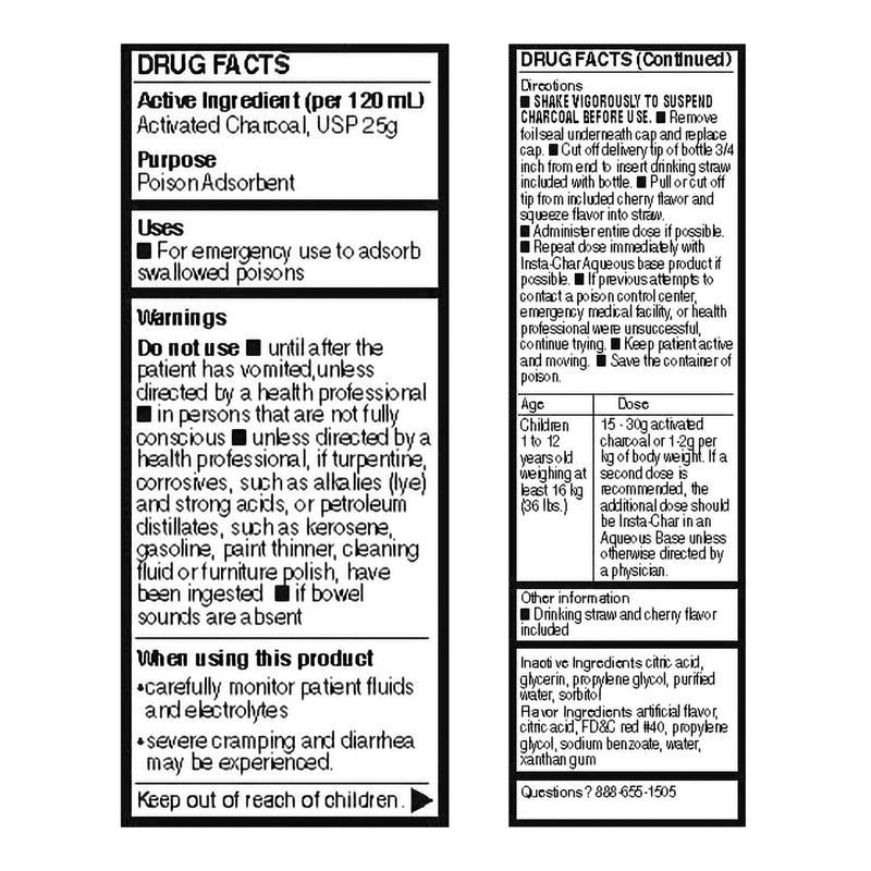 Insta-Char® Antacid / Absorbent, 1 Each (Over the Counter) - Img 4