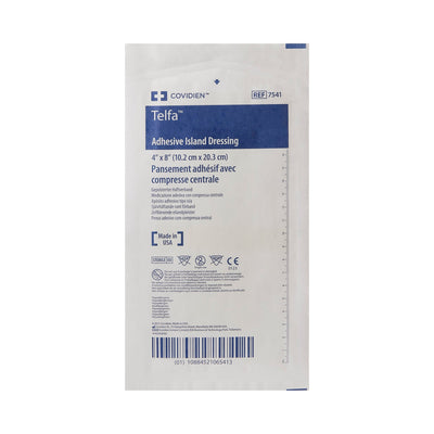 Telfa™ White Adhesive Dressing, 4 x 8 Inch, 1 Case of 100 (General Wound Care) - Img 2