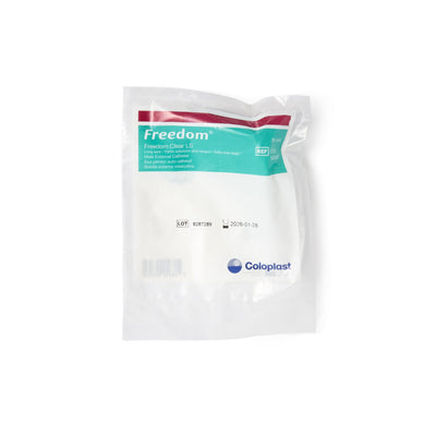 Coloplast Freedom Clear® LS Male External Catheter, Medium, 1 Box of 100 (Catheters and Sheaths) - Img 1