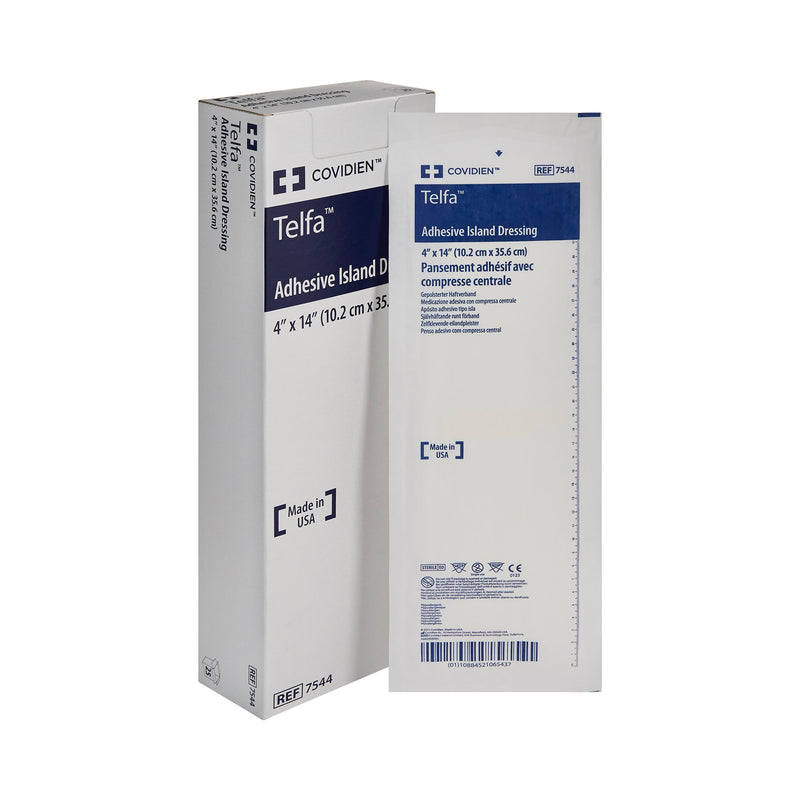 Telfa Adhesive Dressing, 4 x 14 Inch Medical Supply HQ Telfa Adhesive Dressing, 4 x 14 Inch Medical Supply HQ