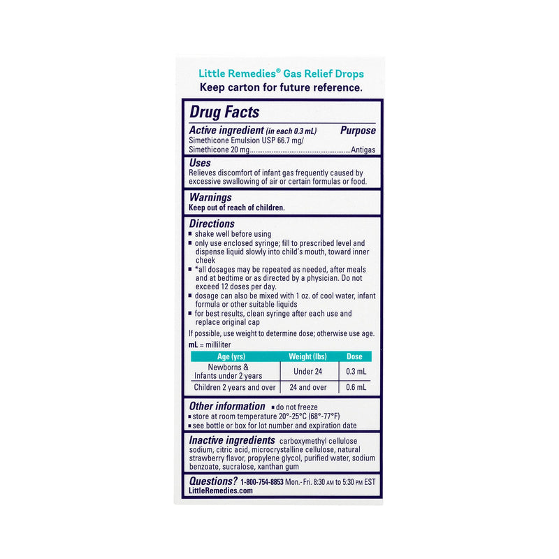 Little Remedies® Gas Relief, 1 Each (Over the Counter) - Img 2