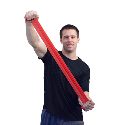 Sup-R Band® Exercise Resistance Band, Red, 5 Inch x 50 Yard, Light Resistance, 1 Each (Exercise Equipment) - Img 2