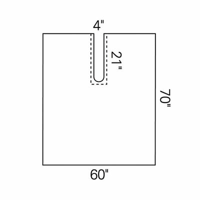 Halyard Sterile Impervious Split Orthopedic Drape, 60 x 70 Inch, 1 Each (Procedure Drapes and Sheets) - Img 1