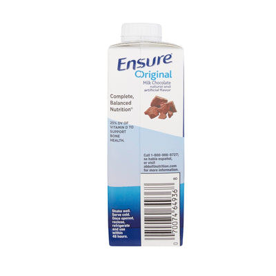 Ensure® Original Therapeutic Nutrition Shake Chocolate Oral Supplement, 1 Each (Nutritionals) - Img 2