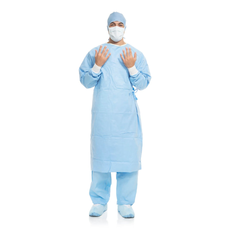 AERO BLUE Surgical Gown with Towel, 1 Each (Gowns) - Img 1