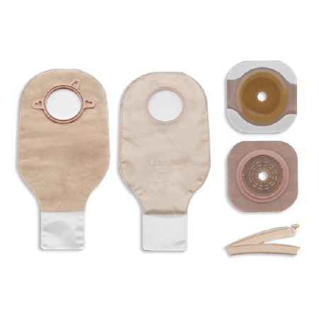 New Image™ Two-Piece Drainable Clear Ileostomy /Colostomy Kit, 12 Inch Length, 2¼ Inch Flange, 1 Each (Ostomy Pouches) - Img 1