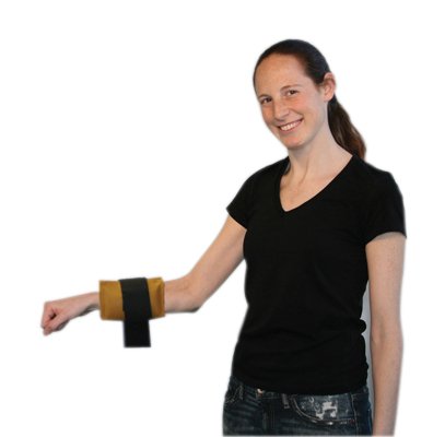 Cuff® Original Ankle & Wrist Weight, Gold, 3 lbs., 1 Each (Exercise Equipment) - Img 2