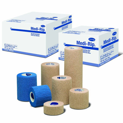 Medi-Rip® Self-adherent Closure Cohesive Bandage, 2 Inch x 5 Yard, 1 Box of 12 (General Wound Care) - Img 2