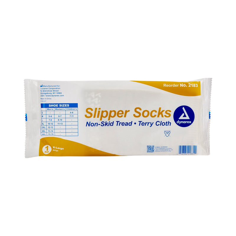 Soft Sole Slipper Socks, X-Large, 1 Each (Slippers and Slipper Socks) - Img 2