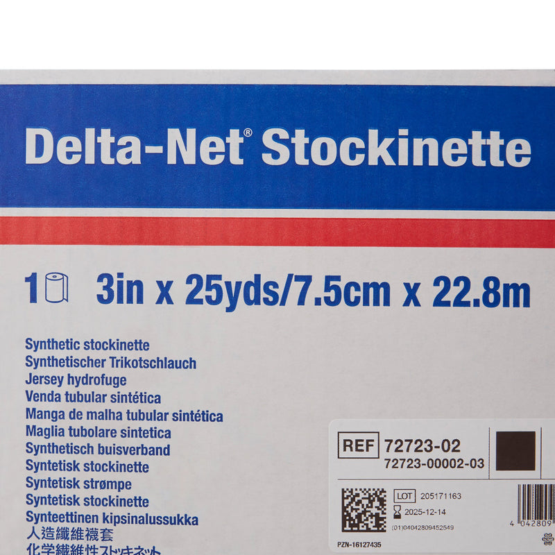 Delta-Net® Black Synthetic Compression Stockinette, 3 Inch x 25 Yard, 1 Roll (Casting) - Img 3