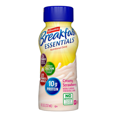 Carnation Breakfast Essentials® Strawberry Oral Supplement, 8 oz. Carton, 1 Case of 24 (Nutritionals) - Img 1