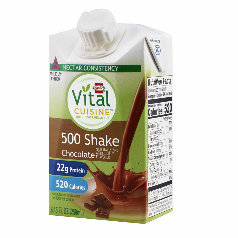 Vital Cuisine® 500 Shake Chocolate Oral Supplement, 8.45 oz. Carton, 1 Each (Nutritionals) - Img 3