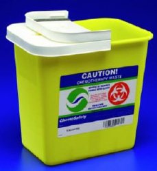 SharpSafety™ Chemotherapy Waste Container, 12 Gallon, 18¾ x 12¾ x 18¼ Inch, 1 Each () - Img 1