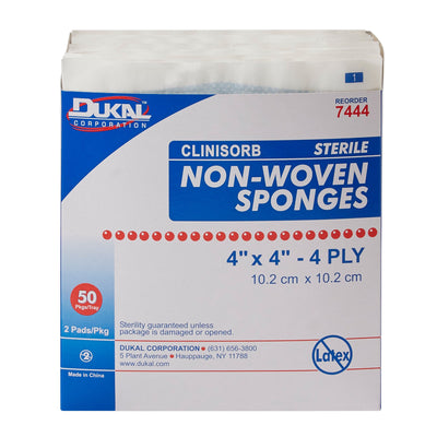 Clinisorb Sterile Nonwoven Sponge, 4 x 4 Inch, 1 Pack (General Wound Care) - Img 2