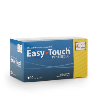 EasyTouch™ Insulin Pen Needle, 31 Gauge, 5/16-Inch Length, 1 Box of 100 (Pen Needles) - Img 3