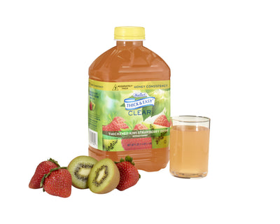 Thick & Easy® Clear Honey Consistency Kiwi Strawberry Thickened Beverage, 46-ounce Bottle, 1 Each (Nutritionals) - Img 5