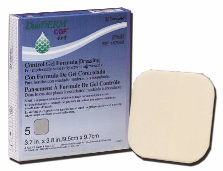 DuoDerm® CGF® Hydrocolloid Dressing, 6 x 6 Inch, 1 Box of 20 (Advanced Wound Care) - Img 1