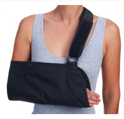 ProCare® Unisex Blue Cotton / Polyester Arm Sling, One Size Fits Most, 1 Each (Immobilizers, Splints and Supports) - Img 1