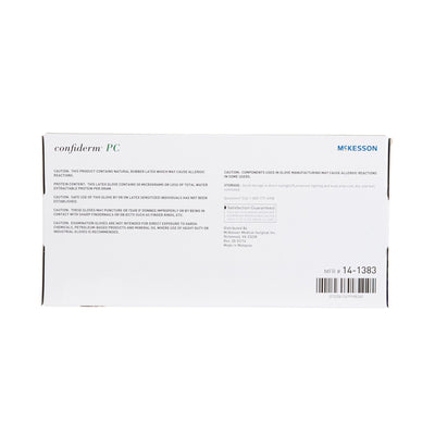 McKesson Confiderm® Latex Exam Glove, Large, Ivory, 1 Box of 100 () - Img 2