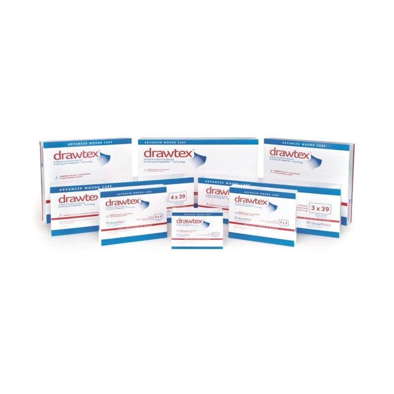 Drawtex® Hydroconductive Wound Dressing, 3 x 30 Inch, 1 Each (Advanced Wound Care) - Img 2
