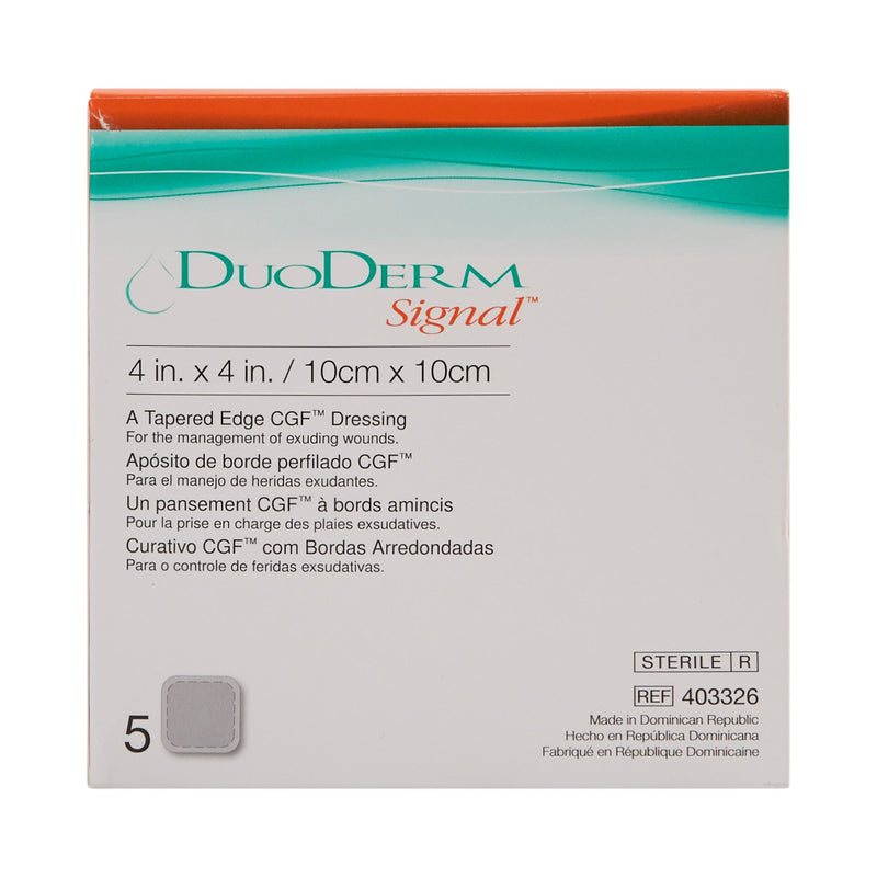 DuoDerm® Signal® Hydrocolloid Dressing, 4 x 4 Inch, 1 Each (Advanced Wound Care) - Img 2