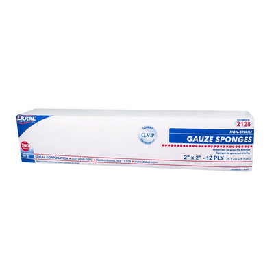 Dukal™ NonSterile Gauze Sponge, 2 x 2 Inch, 1 Bag of 200 (General Wound Care) - Img 2