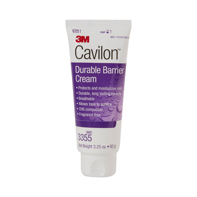 3M Cavilon Barrier Cream, 3.25 oz Tube, Unscented, Hypoallergenic, 1 Case of 12 (Skin Care) - Img 1