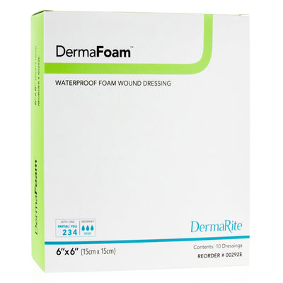 DermaFoam® Nonadhesive without Border Foam Dressing, 6 x 6 Inch, 1 Each (Advanced Wound Care) - Img 2