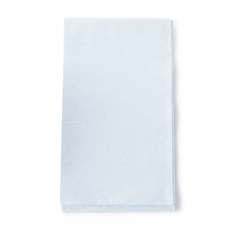 Graham Medical White/Blue Flat Stretcher Sheet, 40 x 72 Inch, 1 Case of 50 (Sheets) - Img 1