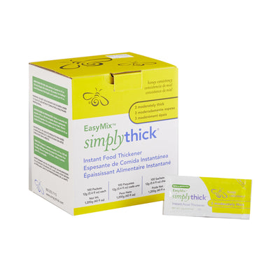 EasyMix™ SimplyThick® Food Thickener, Honey Consistency, 12-gram Packet, 1 Each (Nutritionals) - Img 1